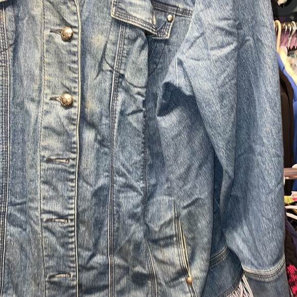 Pennintings 2x Jean jacket denim jacket , pockets size 2 X-Large blue denim - Picture 5 of 7